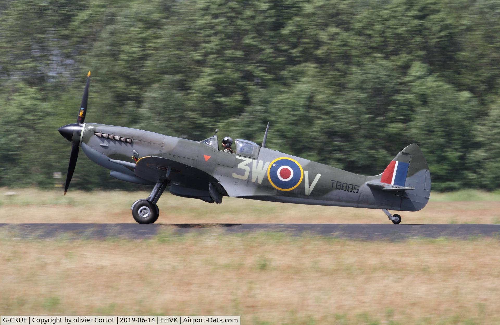 G-CKUE, Supermarine Spitfire LF.XVI C/N CBAF 10917, 2019 airshow