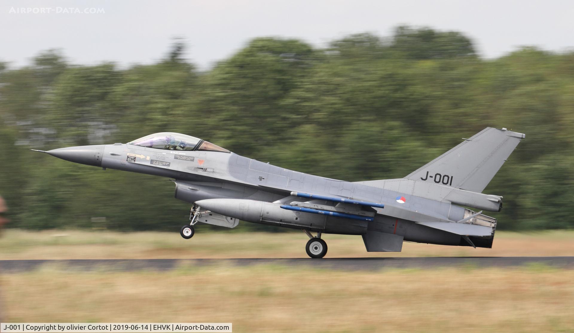 J-001, Fokker F-16AM Fighting Falcon C/N 6D-157, 2019 airshow