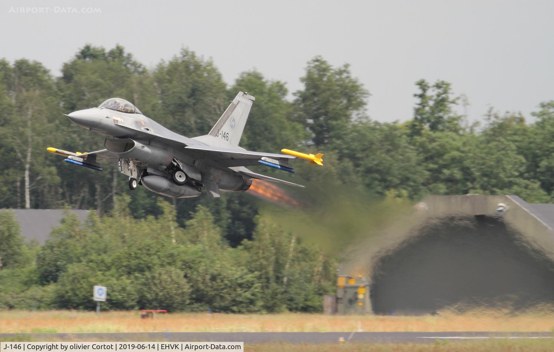 J-146, 1985 Fokker F-16AM Fighting Falcon C/N 6D-136, 2019 airshow