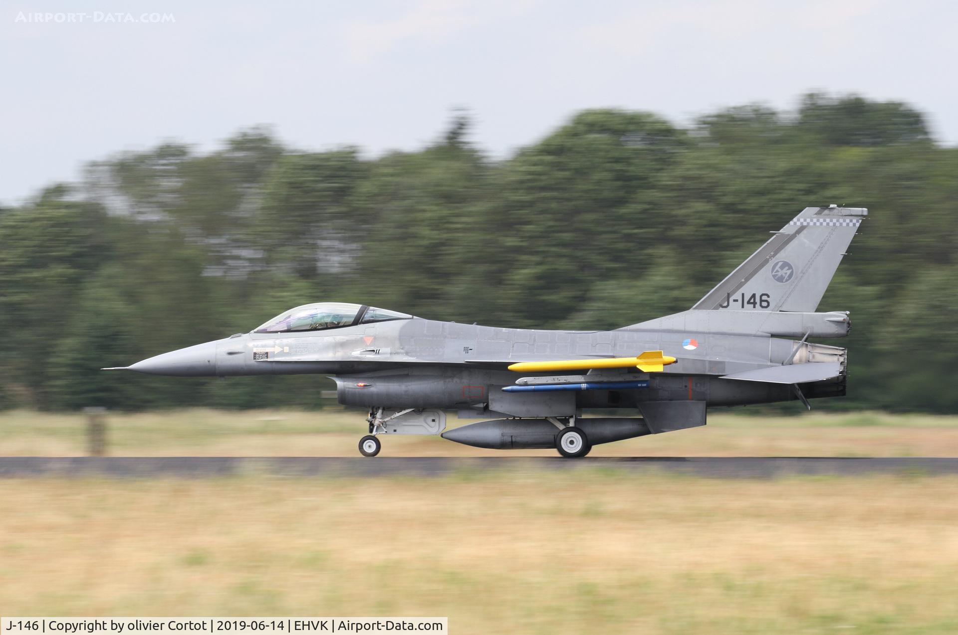 J-146, 1985 Fokker F-16AM Fighting Falcon C/N 6D-136, 2019 airshow