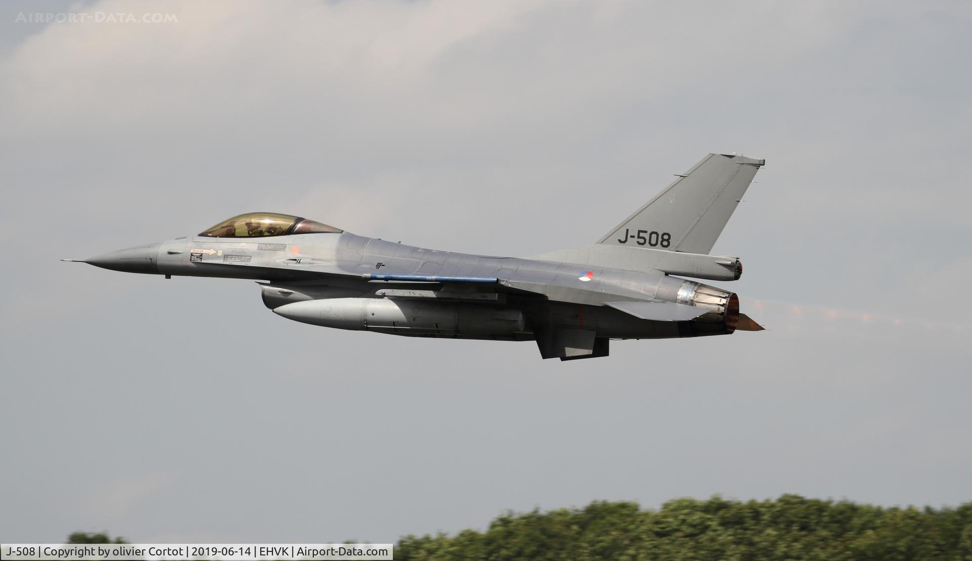 J-508, 1987 Fokker F-16A Fighting Falcon C/N 6D-147, 2019 airshow