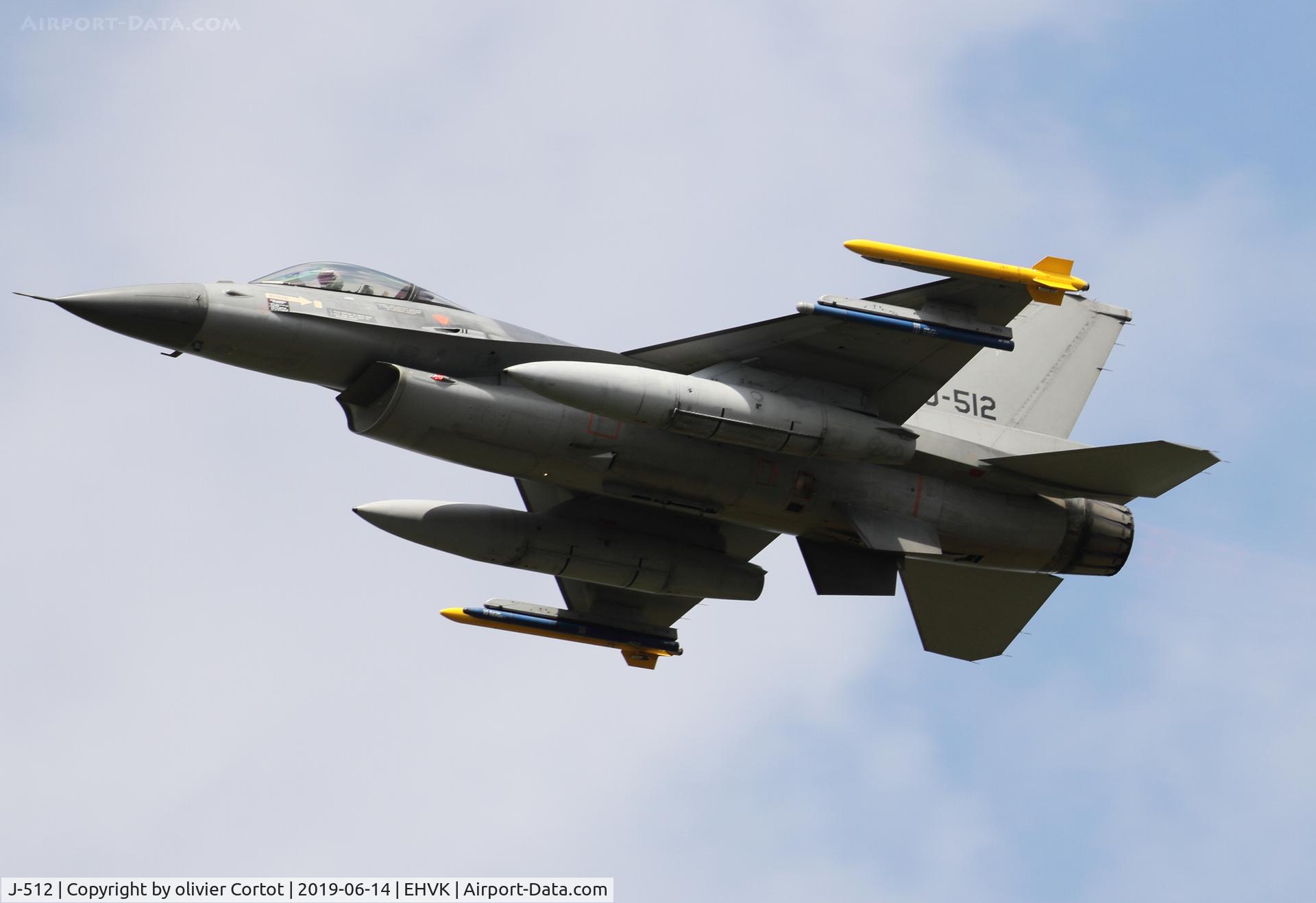 J-512, Fokker F-16AM Fighting Falcon C/N 6D-151, 2019 airshow