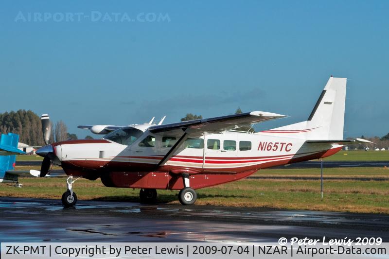 ZK-PMT, 1990 Cessna 208 Caravan I C/N 20800183, Skydive Tandem Ltd., Methven
On arrival in NZ as N165TC