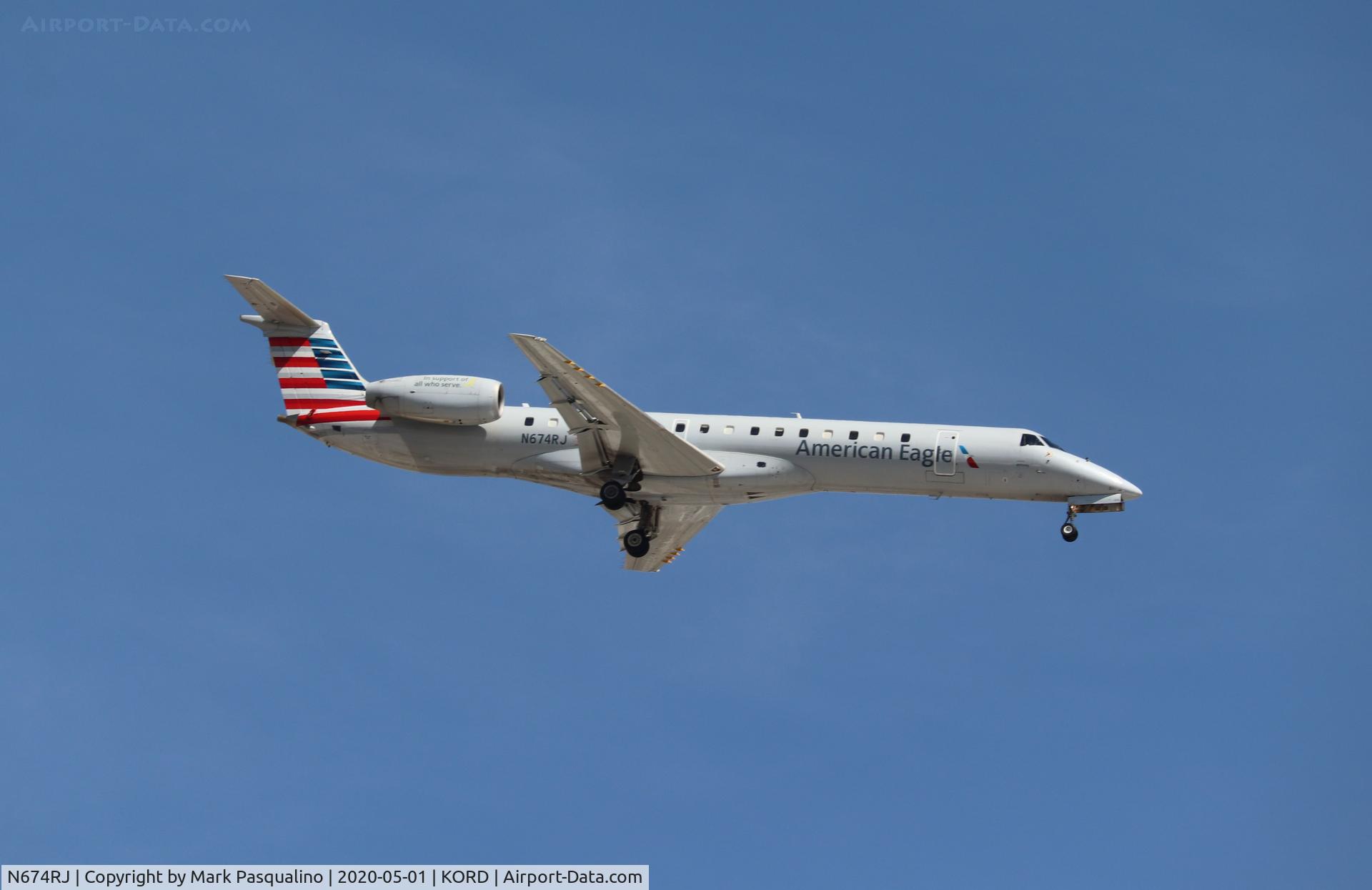 N674RJ, 2004 Embraer ERJ-145LR (EMB-145LR) C/N 14500801, EMB-145LR