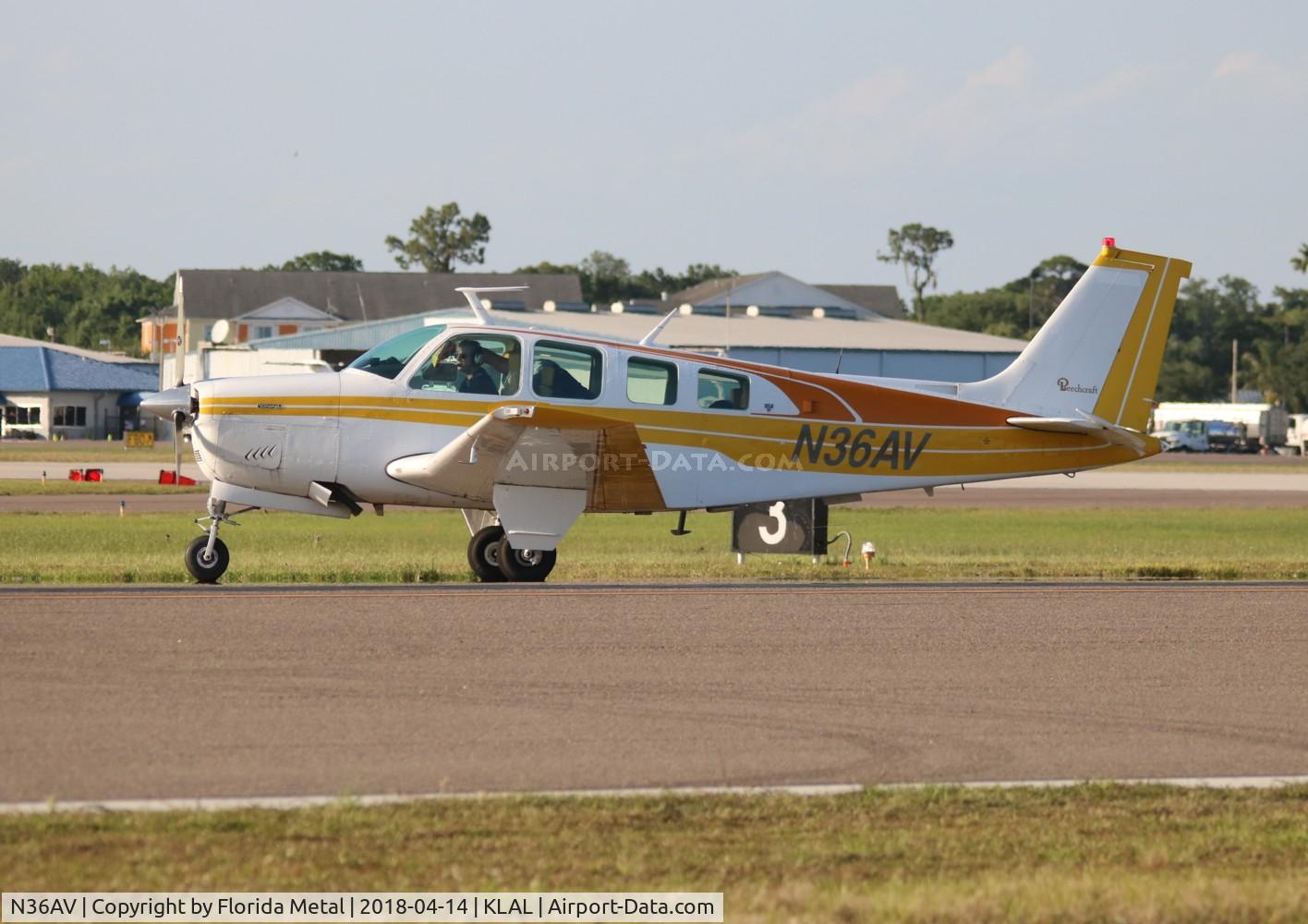 N36AV, 1978 Beech A36 Bonanza 36 C/N E-1315, Sun N Fun 2018