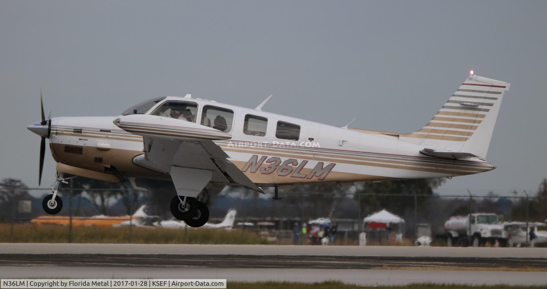 N36LM, 1980 Beech A36TC Bonanza 36 C/N EA-67, Sebring 2017