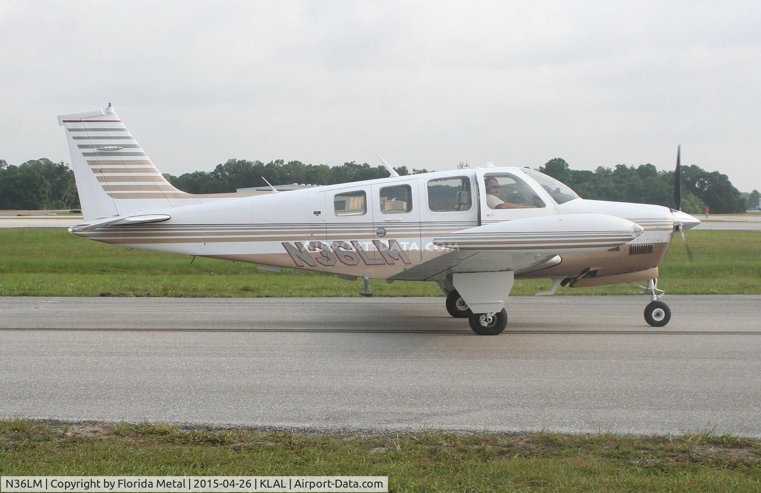 N36LM, 1980 Beech A36TC Bonanza 36 C/N EA-67, Sun N fun 2015