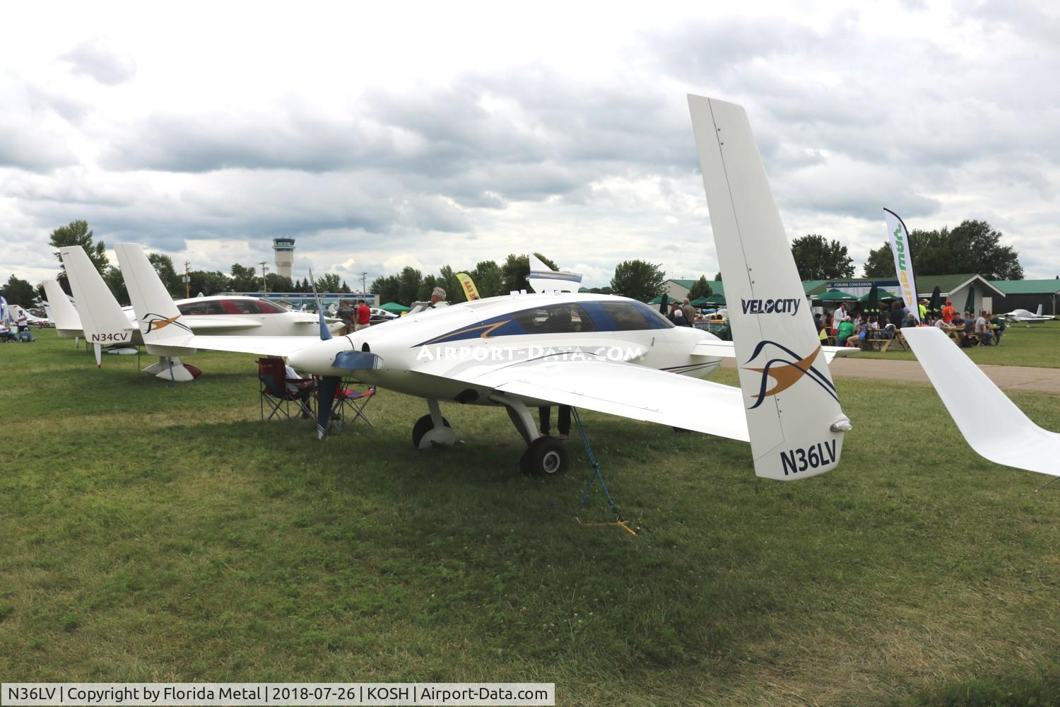 N36LV, Velocity Velocity XL-5 RG C/N 001 (N36LV), Air Venture 2018