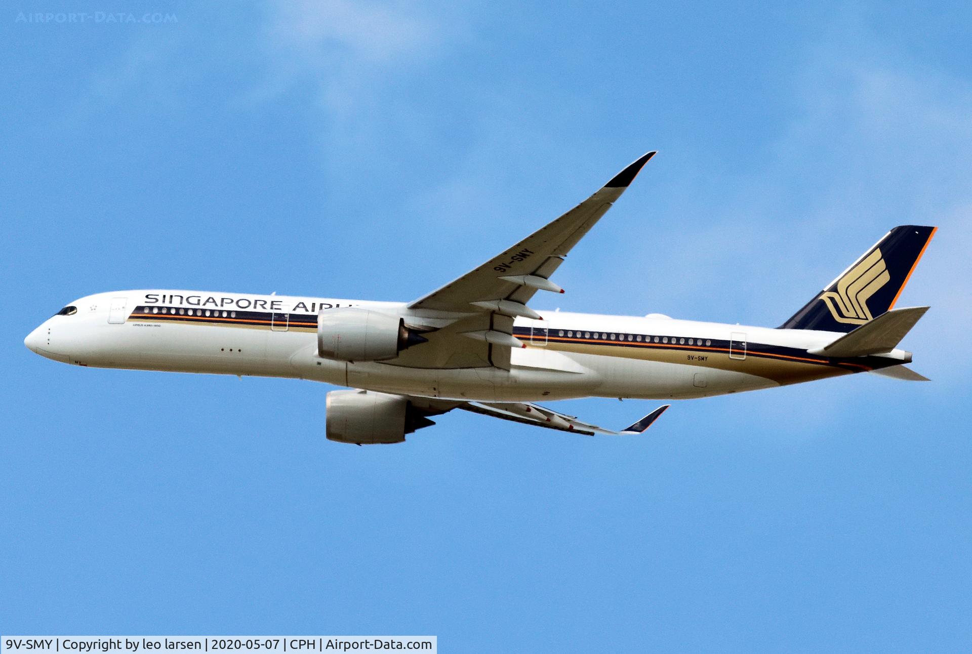 9V-SMY, 2019 Airbus A350-941 C/N 344, Copenhagen 7.5.2020