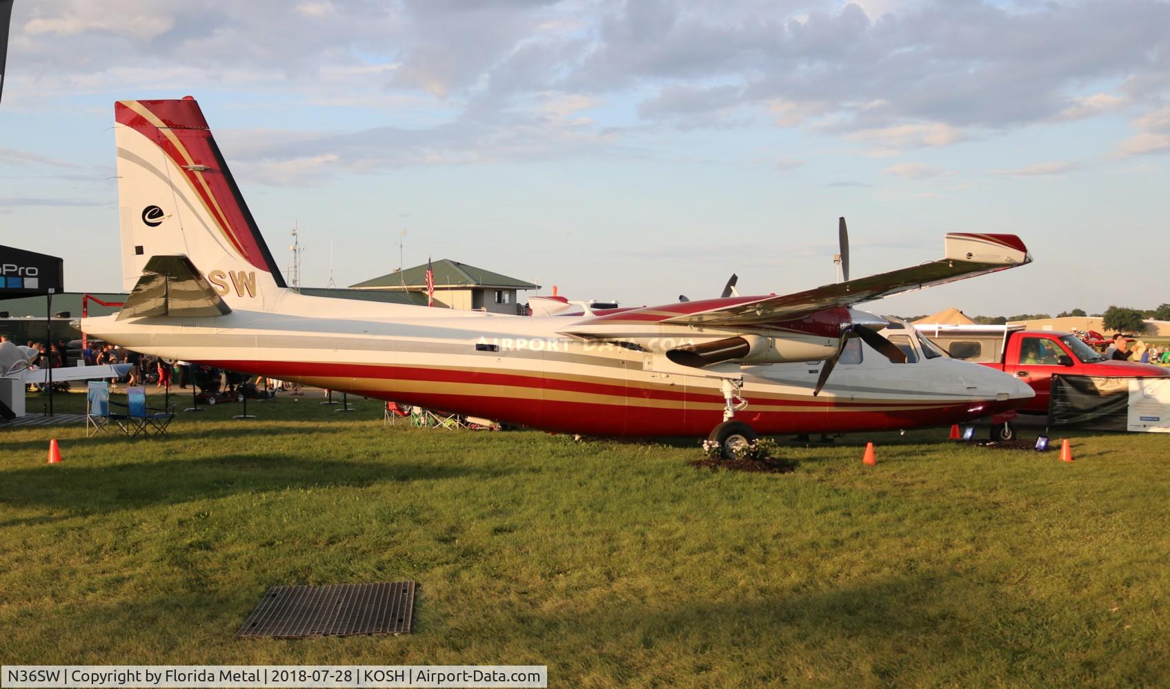 N36SW, 1979 Rockwell 690B-10 Commander C/N 11505, Air Venture 2018
