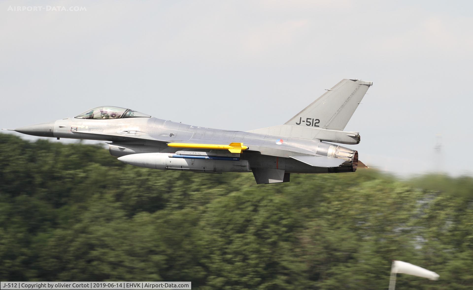 J-512, Fokker F-16AM Fighting Falcon C/N 6D-151, 2019 airshow