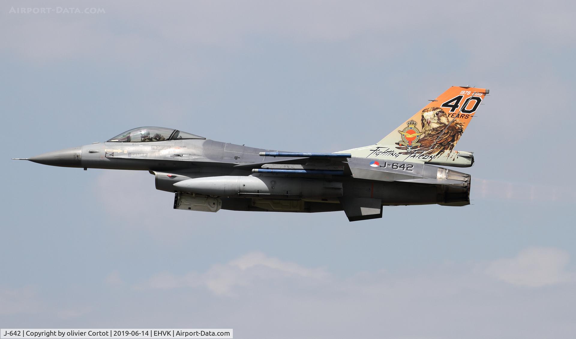 J-642, Fokker F-16AM Fighting Falcon C/N 6D-74, 2019 airshow