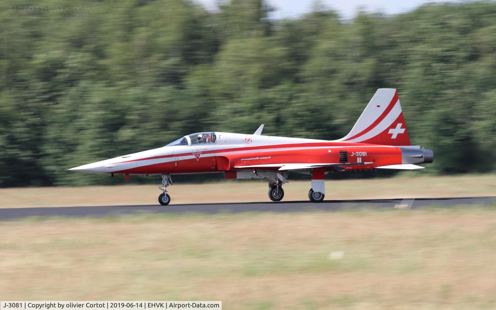 J-3081, Northrop F-5E Tiger II C/N L.1081, 2019 airshow