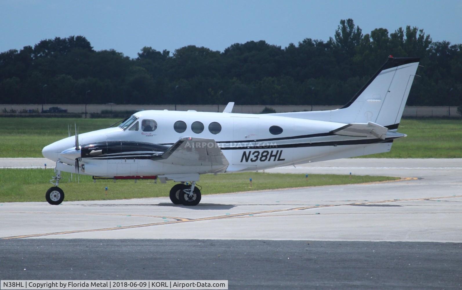 N38HL, 2008 Hawker Beechcraft Corp C90GTI King Air C/N LJ-1914, ORL 2018