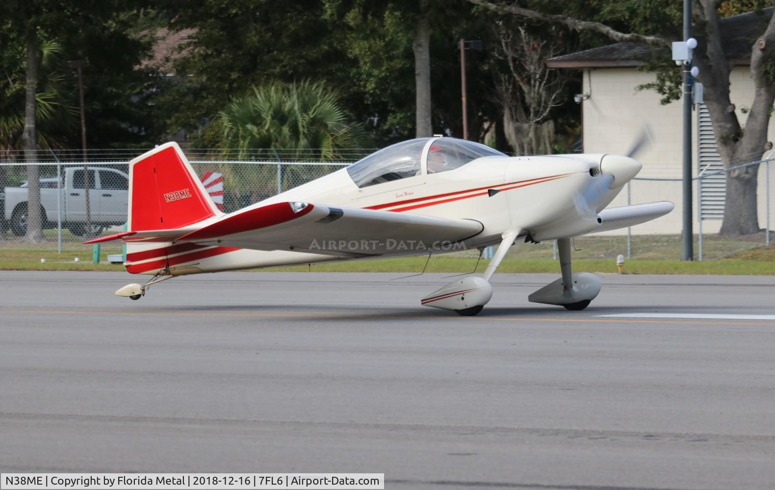 N38ME, 1997 Van's RV-6 C/N 20924, Spruce Creek 2018