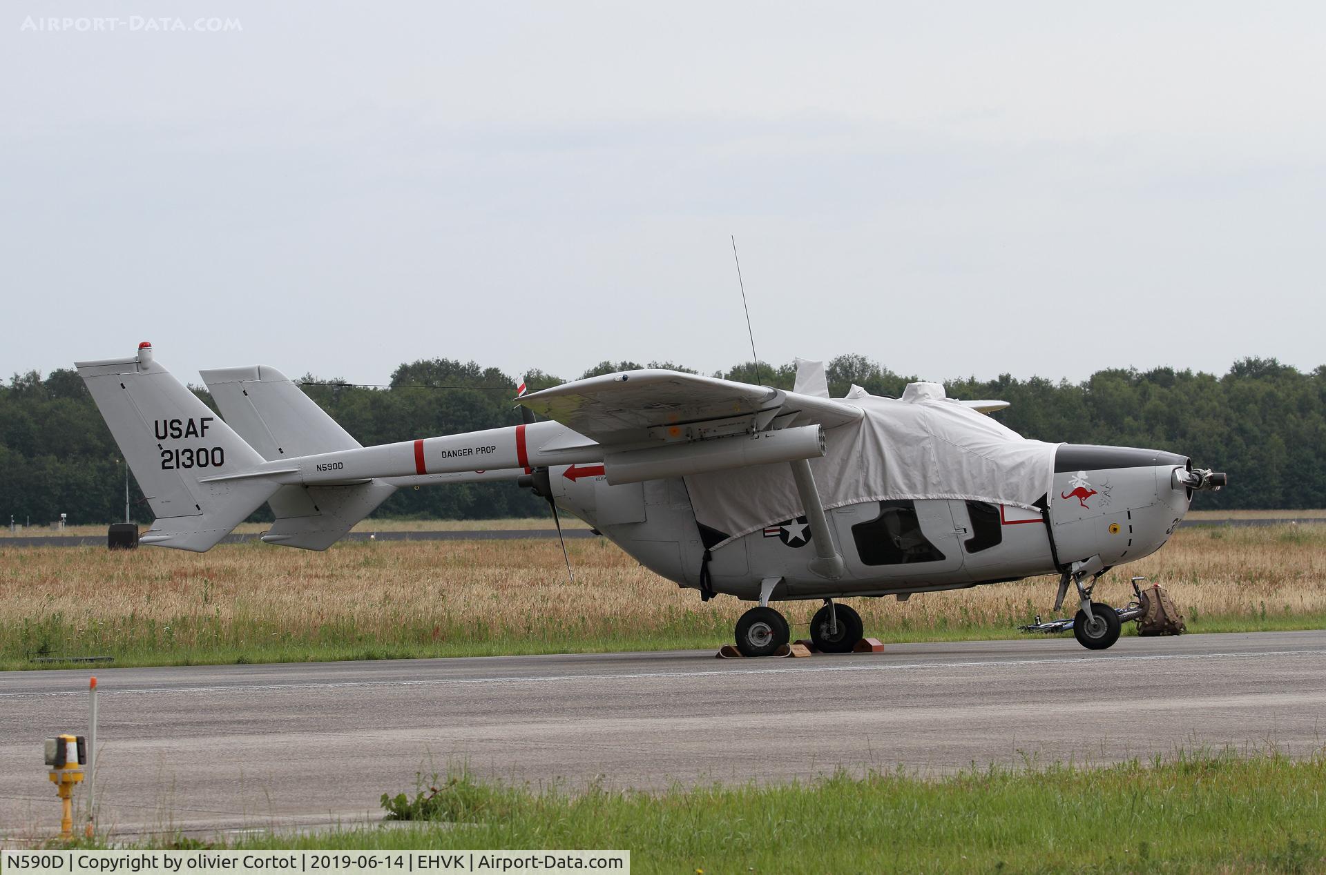 N590D, 1967 Cessna O-2A Super Skymaster C/N 337M-0006, 2019 airshow