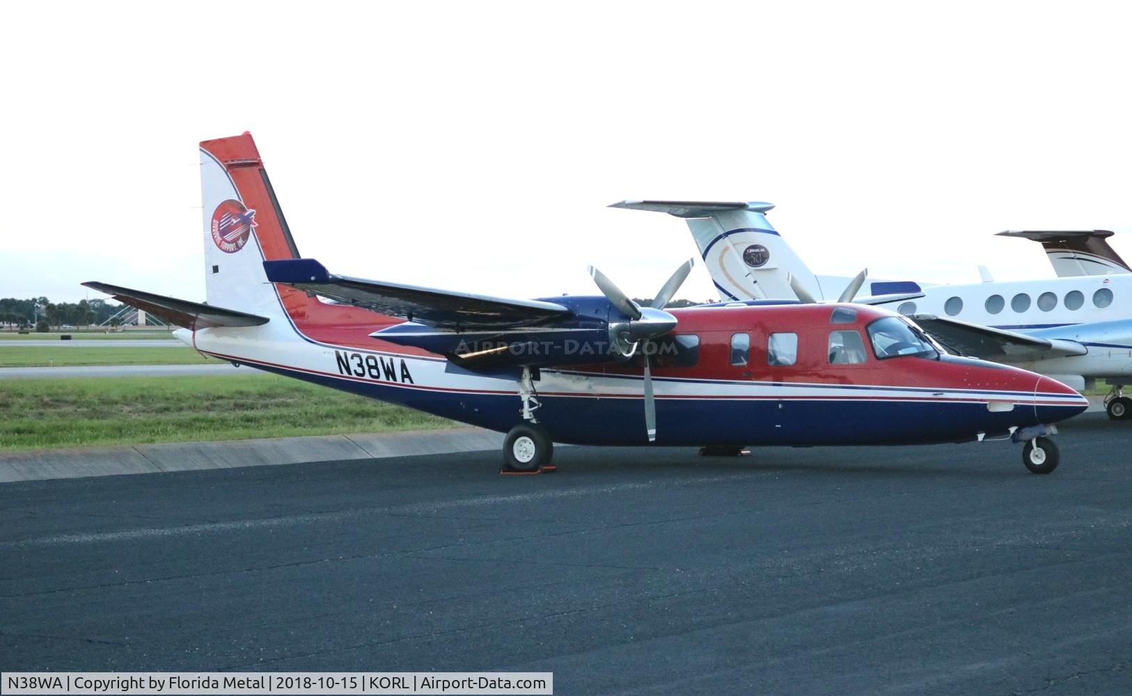 N38WA, 1974 Rockwell International 690A Turbo Commander C/N 11169, NBAA 2018