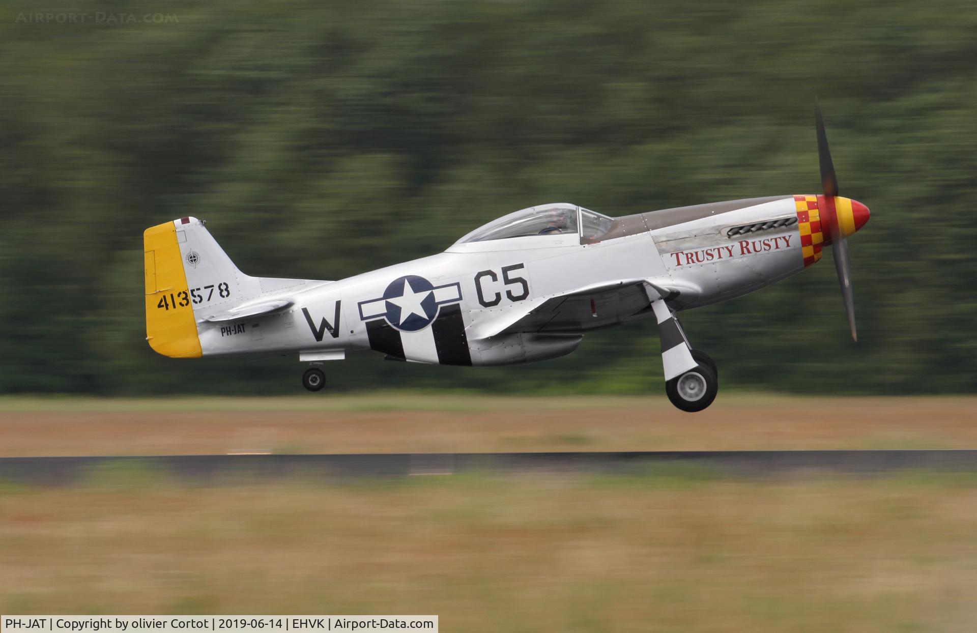 PH-JAT, 1944 North American P-51D Mustang C/N 122-41463, 2019 airshow