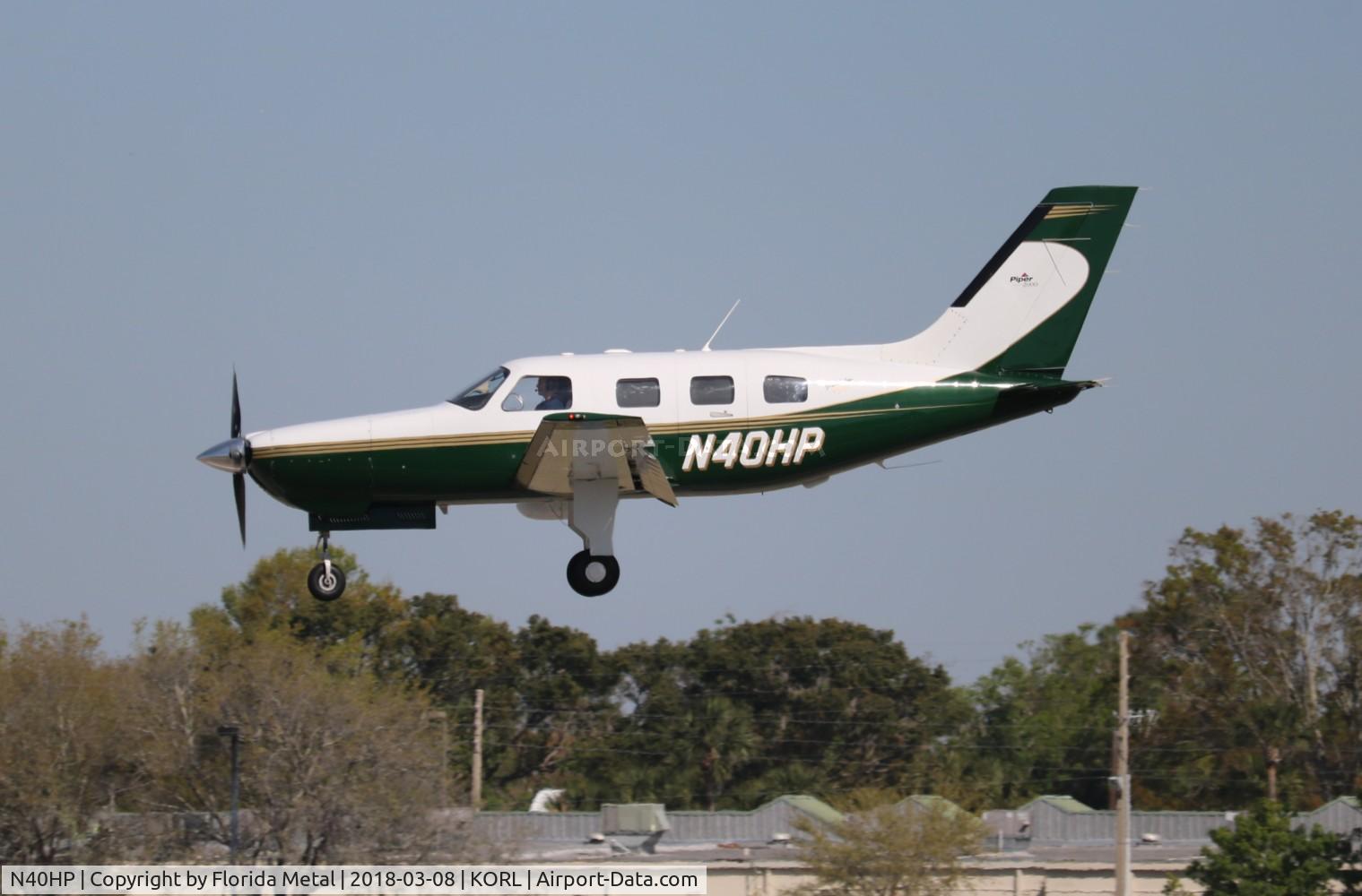 N40HP, 2000 Piper PA-46-350P Malibu Mirage C/N 4636264, ORL 2018