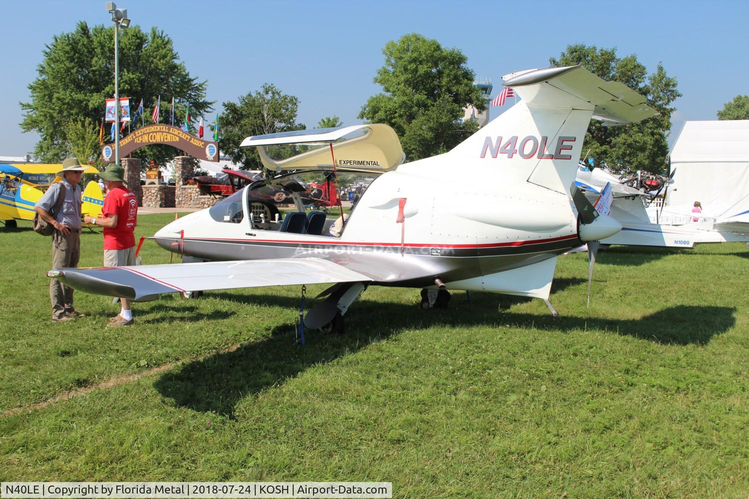 N40LE, Prescott Aeronautical Pusher C/N 032, air Venture 2018