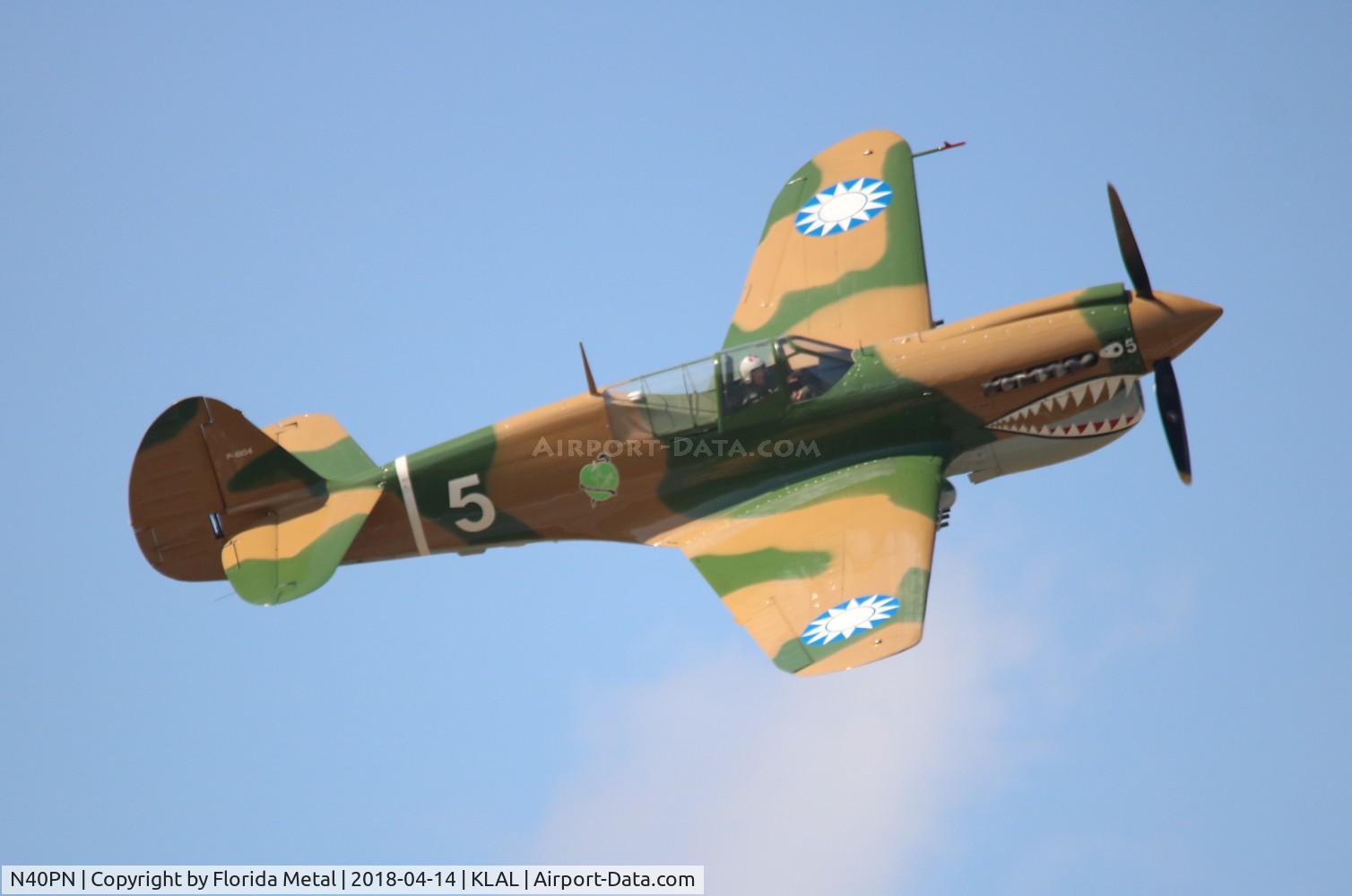 N40PN, 1944 Curtiss P-40N Warhawk C/N 33109, Sun N Fun 2018