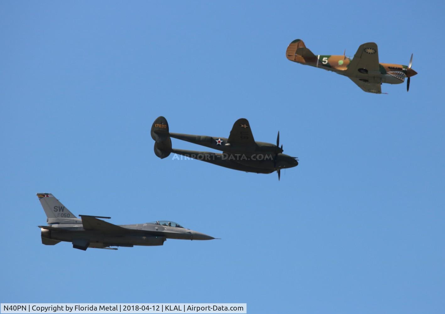 N40PN, 1944 Curtiss P-40N Warhawk C/N 33109, Sun N Fun 2018