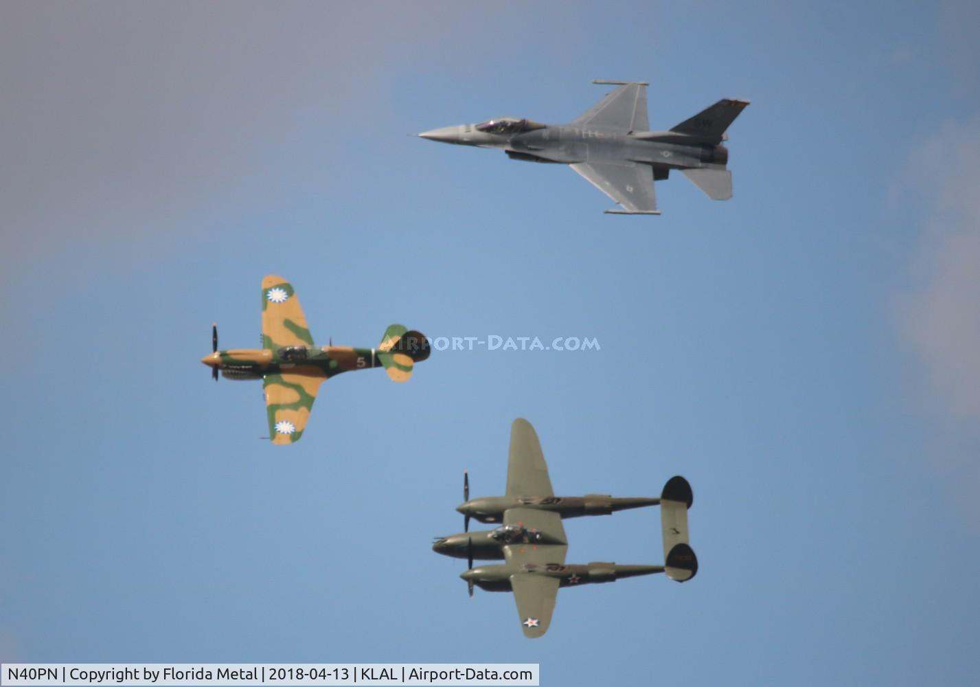 N40PN, 1944 Curtiss P-40N Warhawk C/N 33109, Sun N Fun 2018