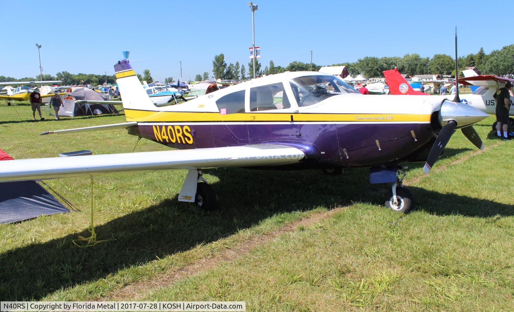 N40RS, 1960 Piper PA-24-250 Comanche C/N 24-2031, Air Venture 2017