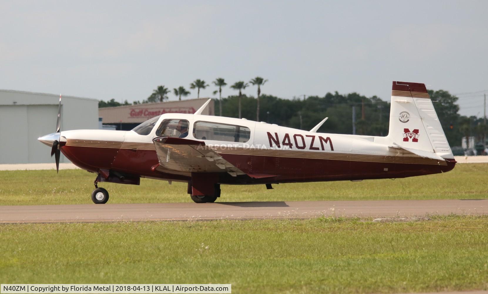 N40ZM, 1993 Mooney M20M Bravo C/N 27-0169, Sun N fun 2018
