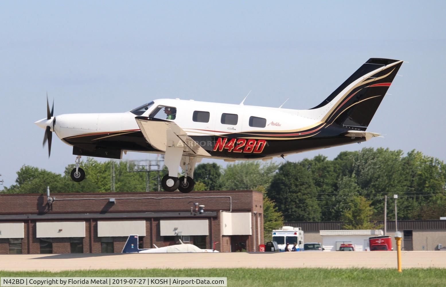 N42BD, 1988 Piper PA-46-310P Malibu C/N 4608122, Air Venture 2019