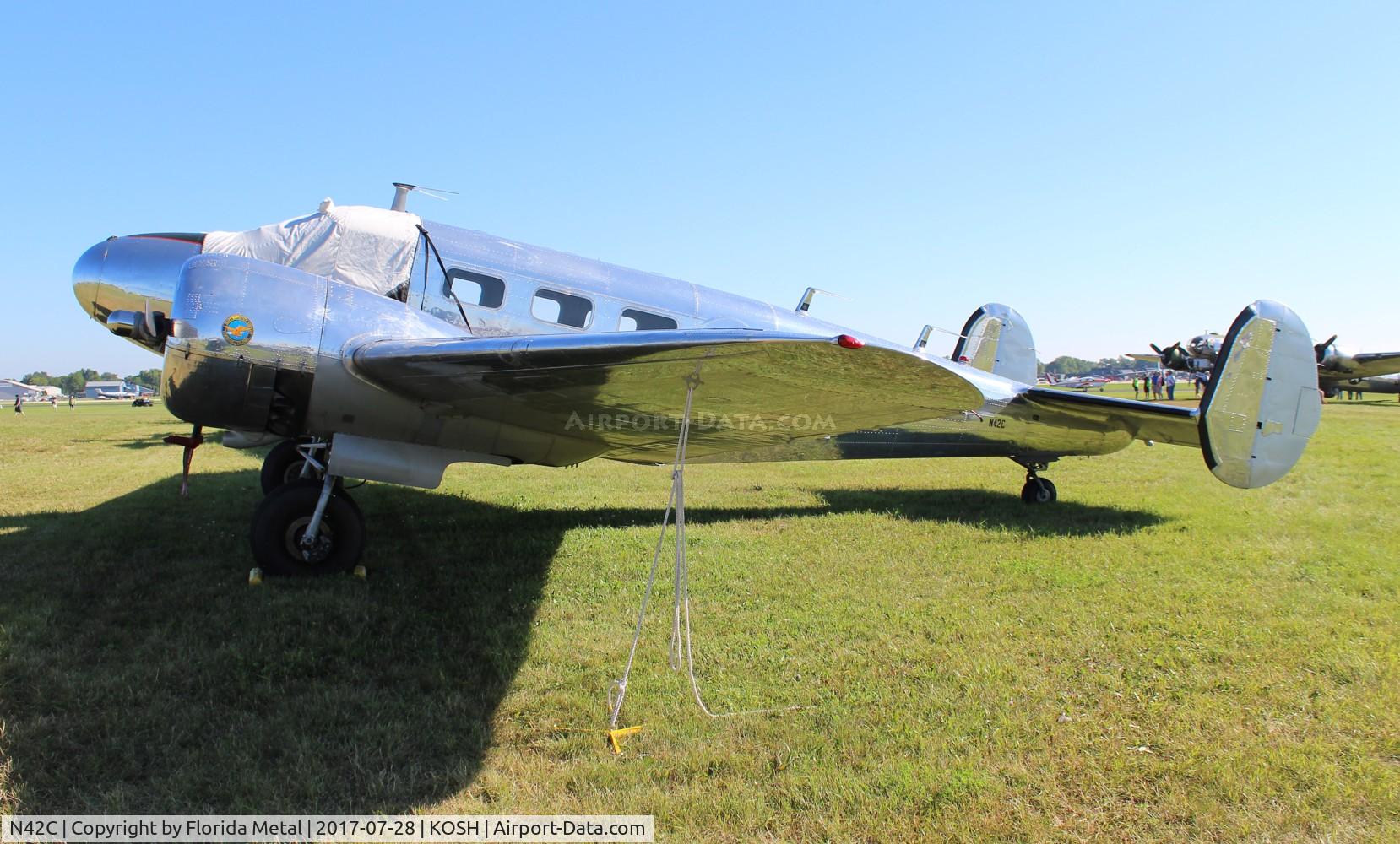N42C, Beech D18S C/N A-468, Air Venture 2017