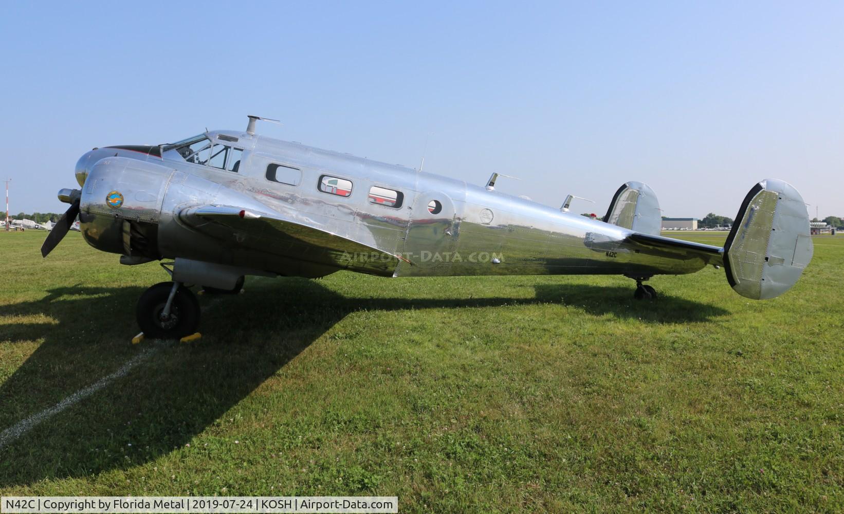 N42C, Beech D18S C/N A-468, Air Venture 2019