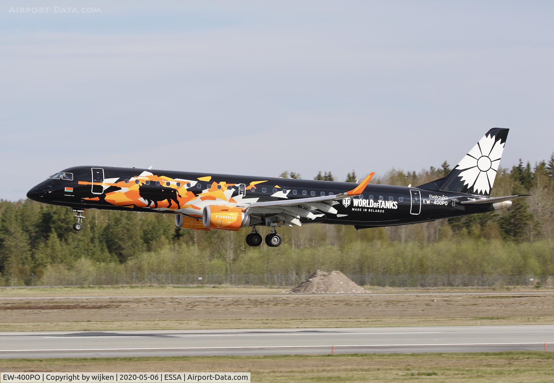 EW-400PO, 2014 Embraer 195LR (ERJ-190-200LR) C/N 19000668, RWY 26