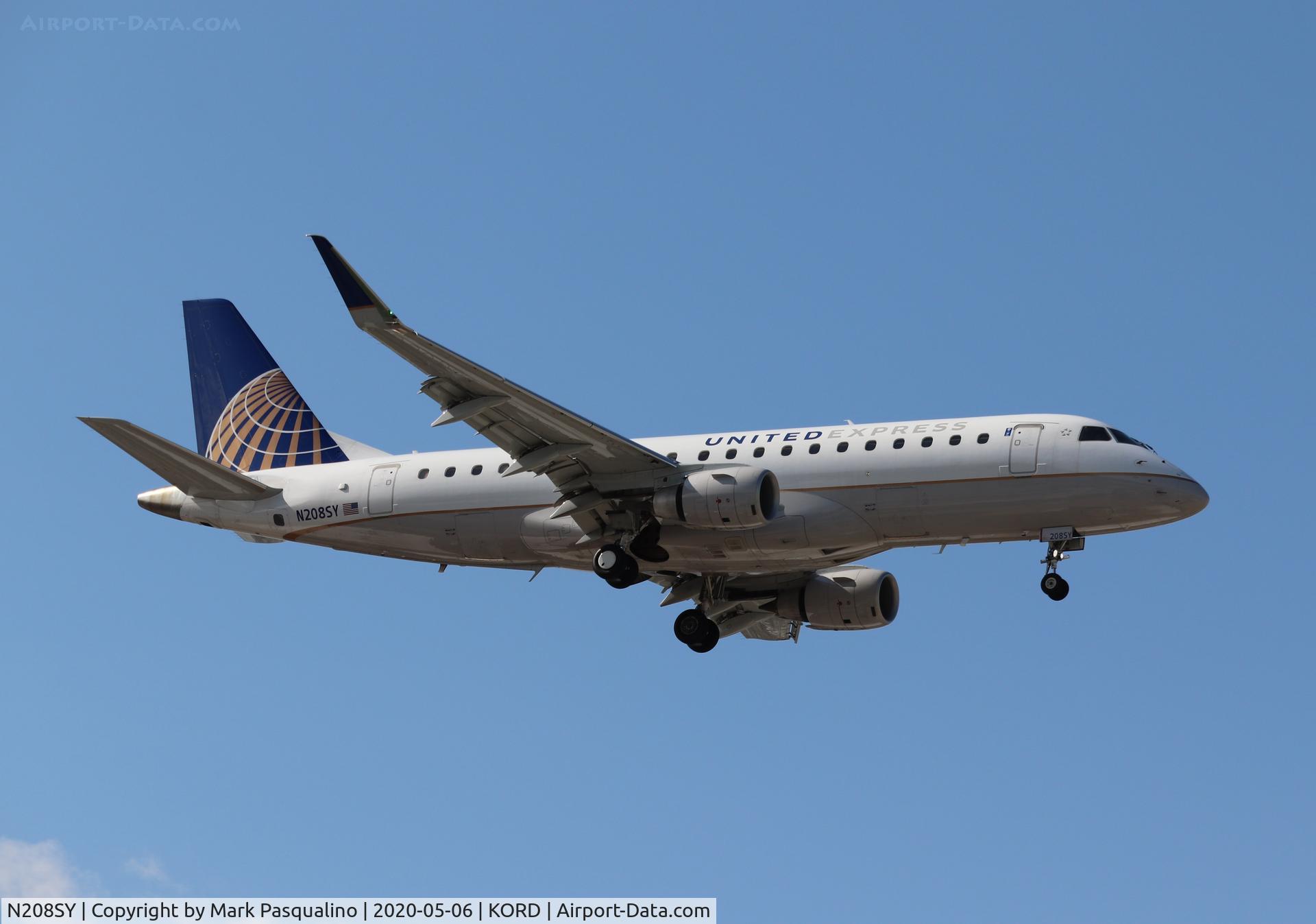 N208SY, 2017 Embraer 175LR (ERJ-170-200LR) C/N 17000644, ERJ-170-200LR