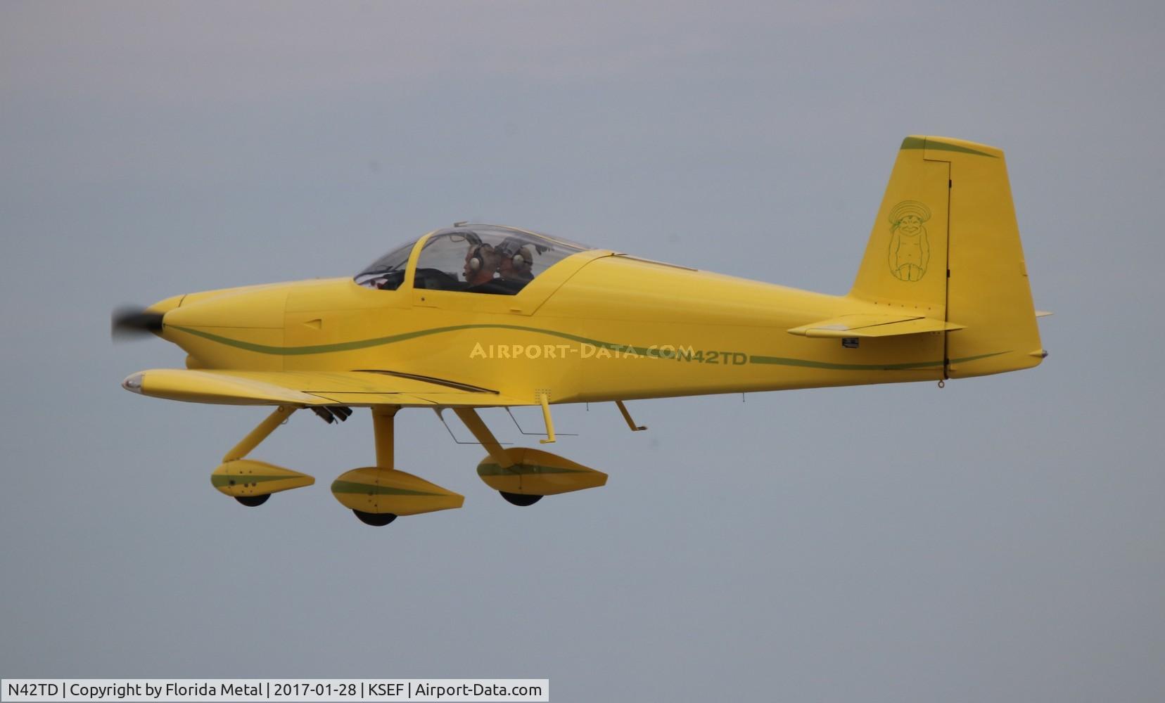 N42TD, 2008 Vans RV-7A C/N 70162, Sebring 2017