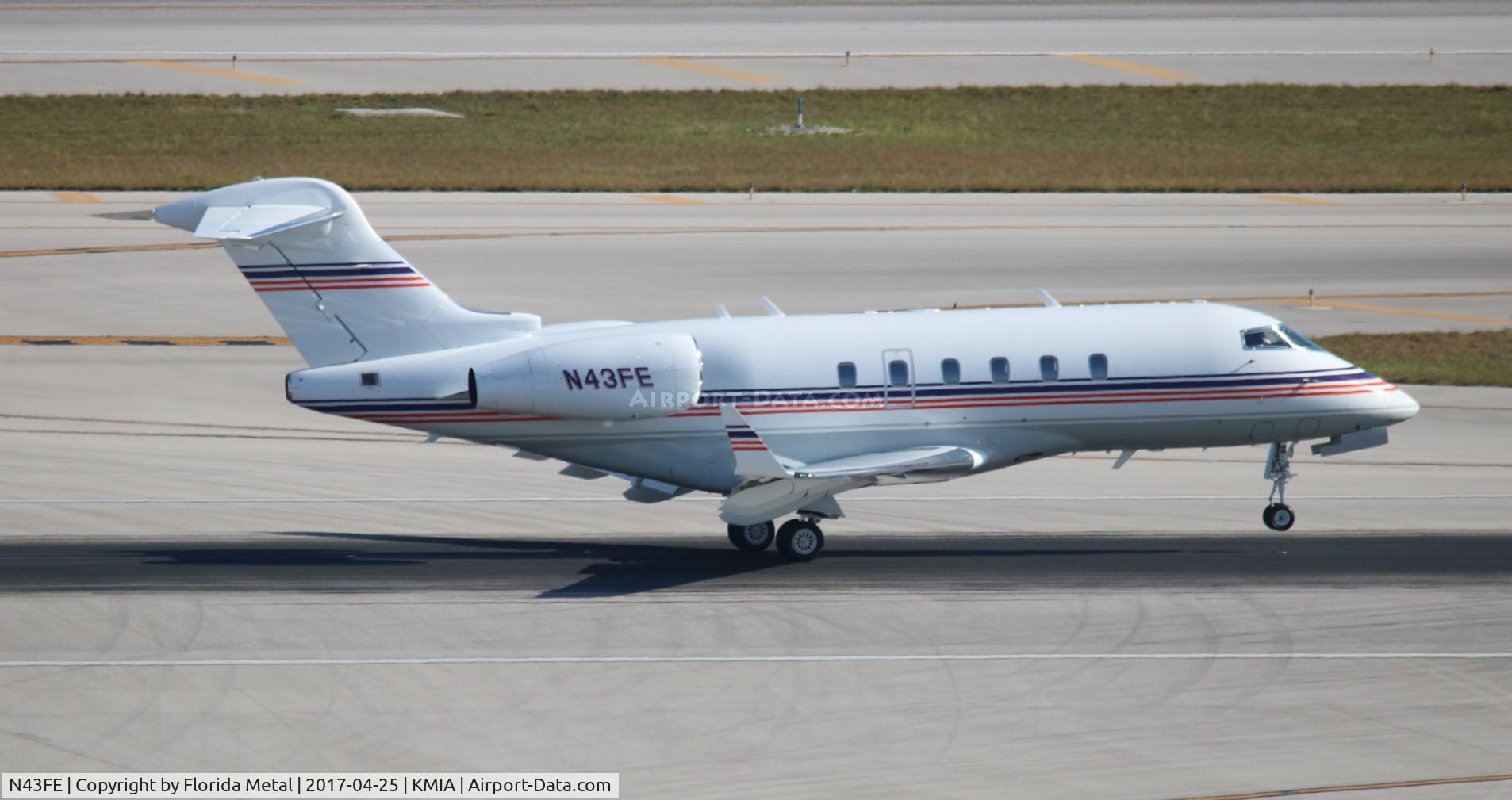 N43FE, 2014 Bombardier Challenger 300 (BD-100-1A10) C/N 20456, MIA 2017