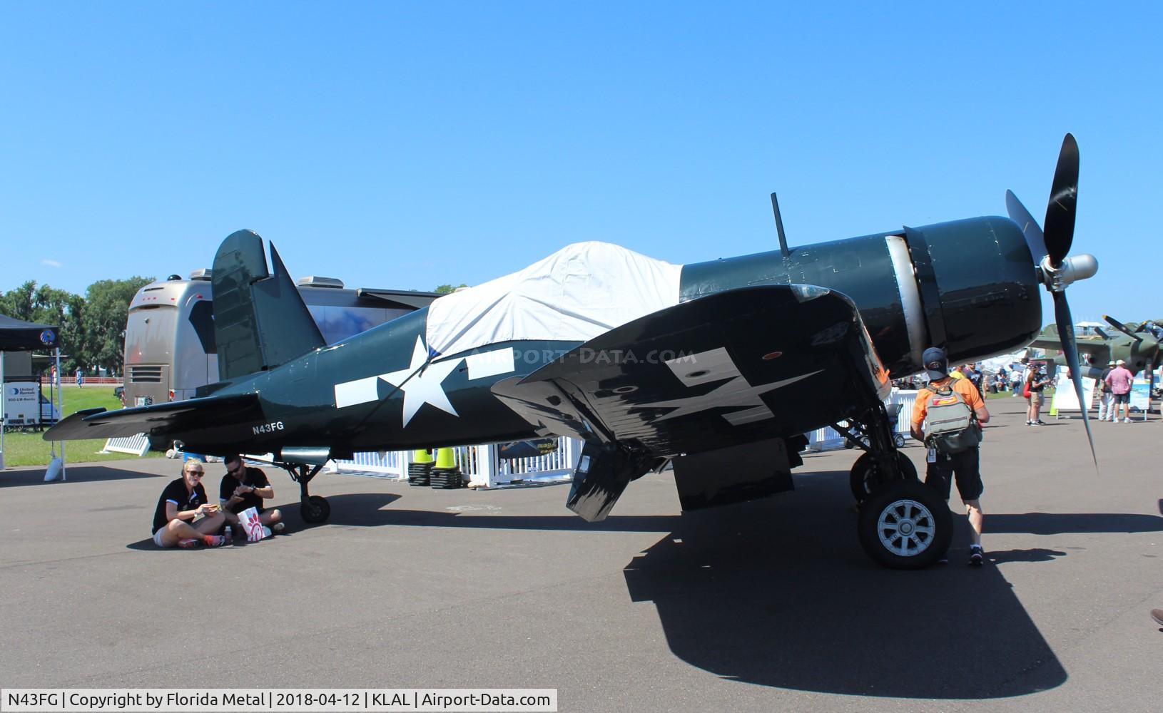 N43FG, 1945 Goodyear FG-1D Corsair C/N 2903, Sun N Fun 2018