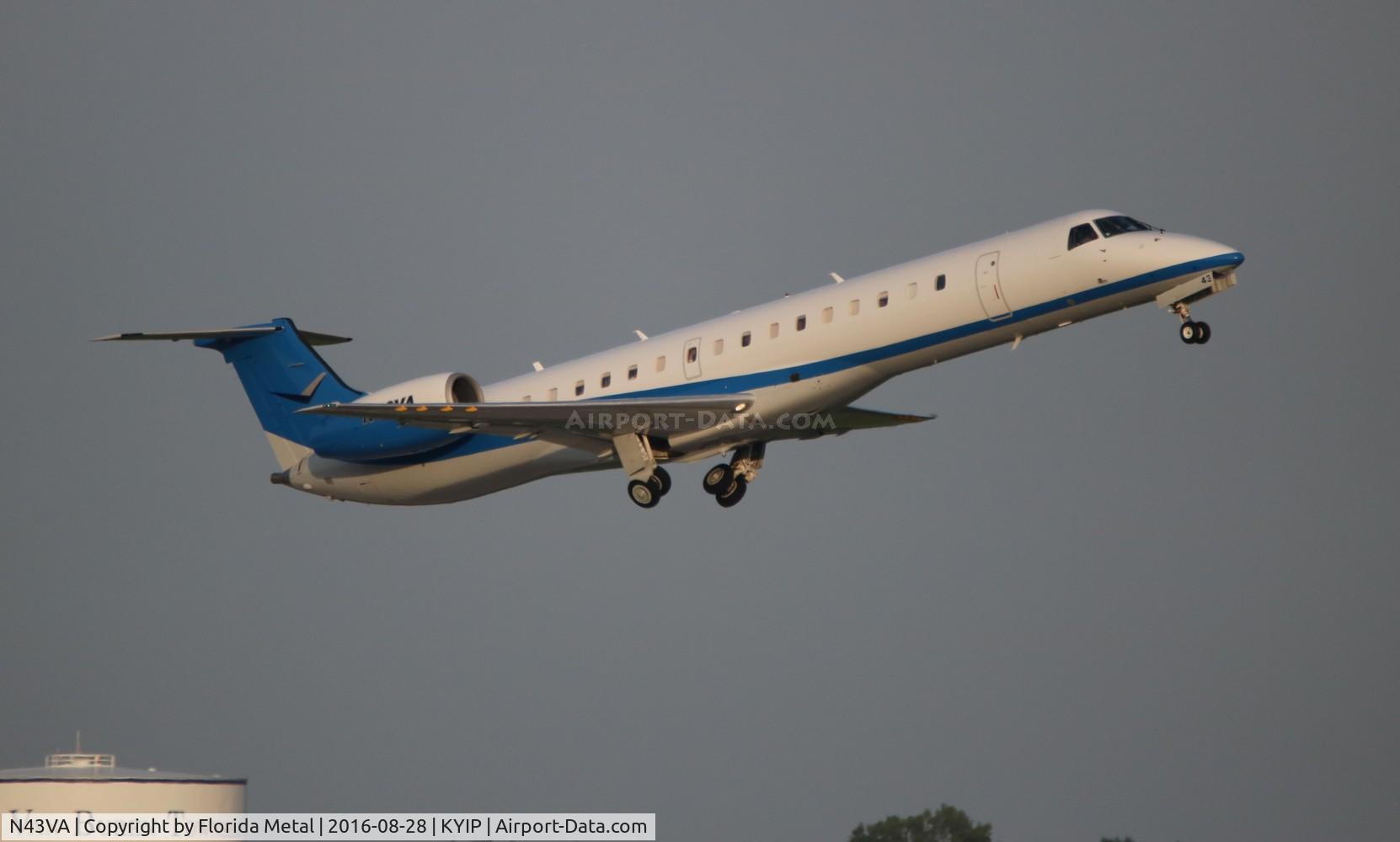 N43VA, 1998 Embraer ERJ-145LR (EMB-145LR) C/N 145061, Thunder Over Michigan 2016