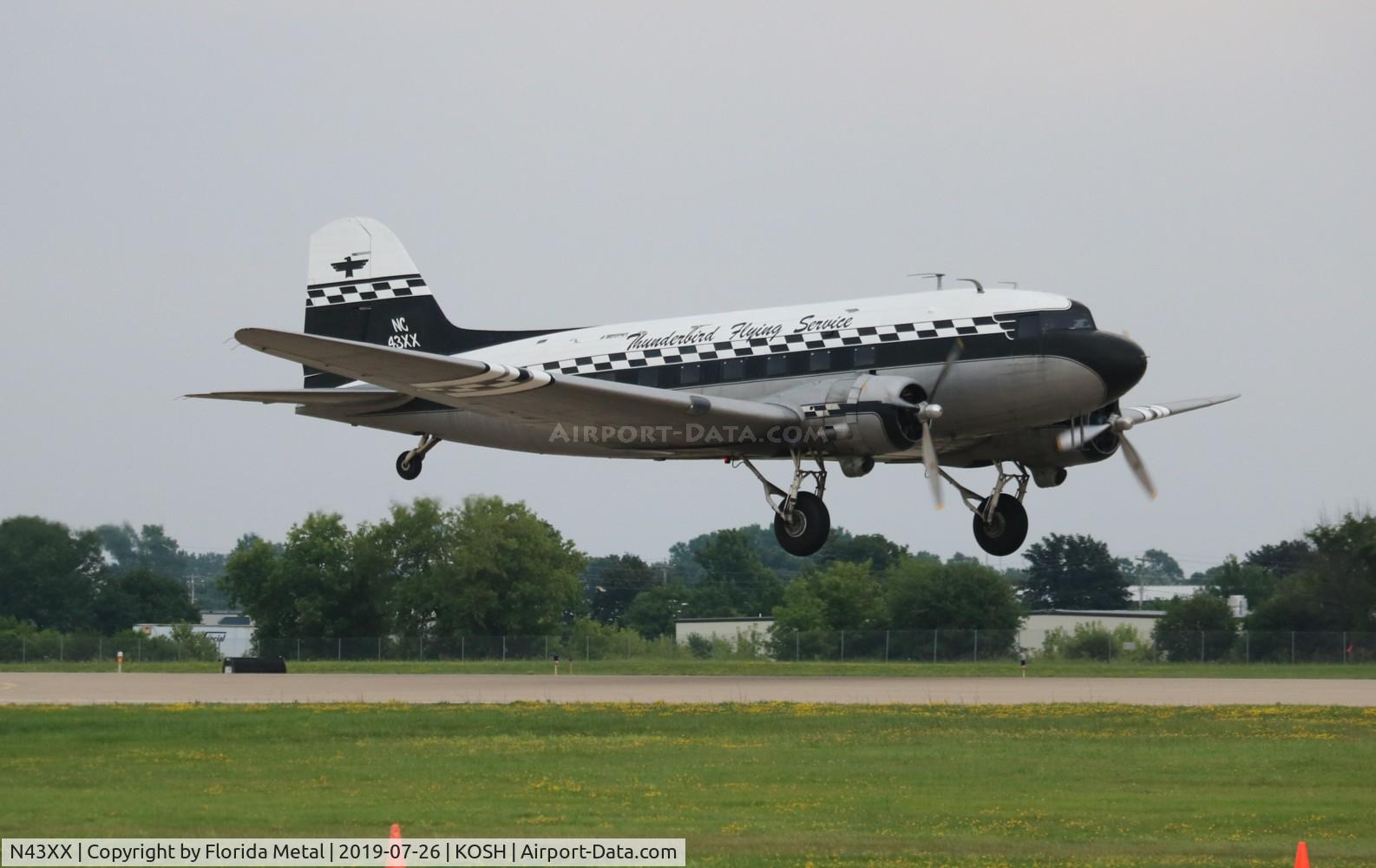 N43XX, 1943 Douglas DC-3A-S1C3G (C-53D) C/N 11665, Air Venture 2019