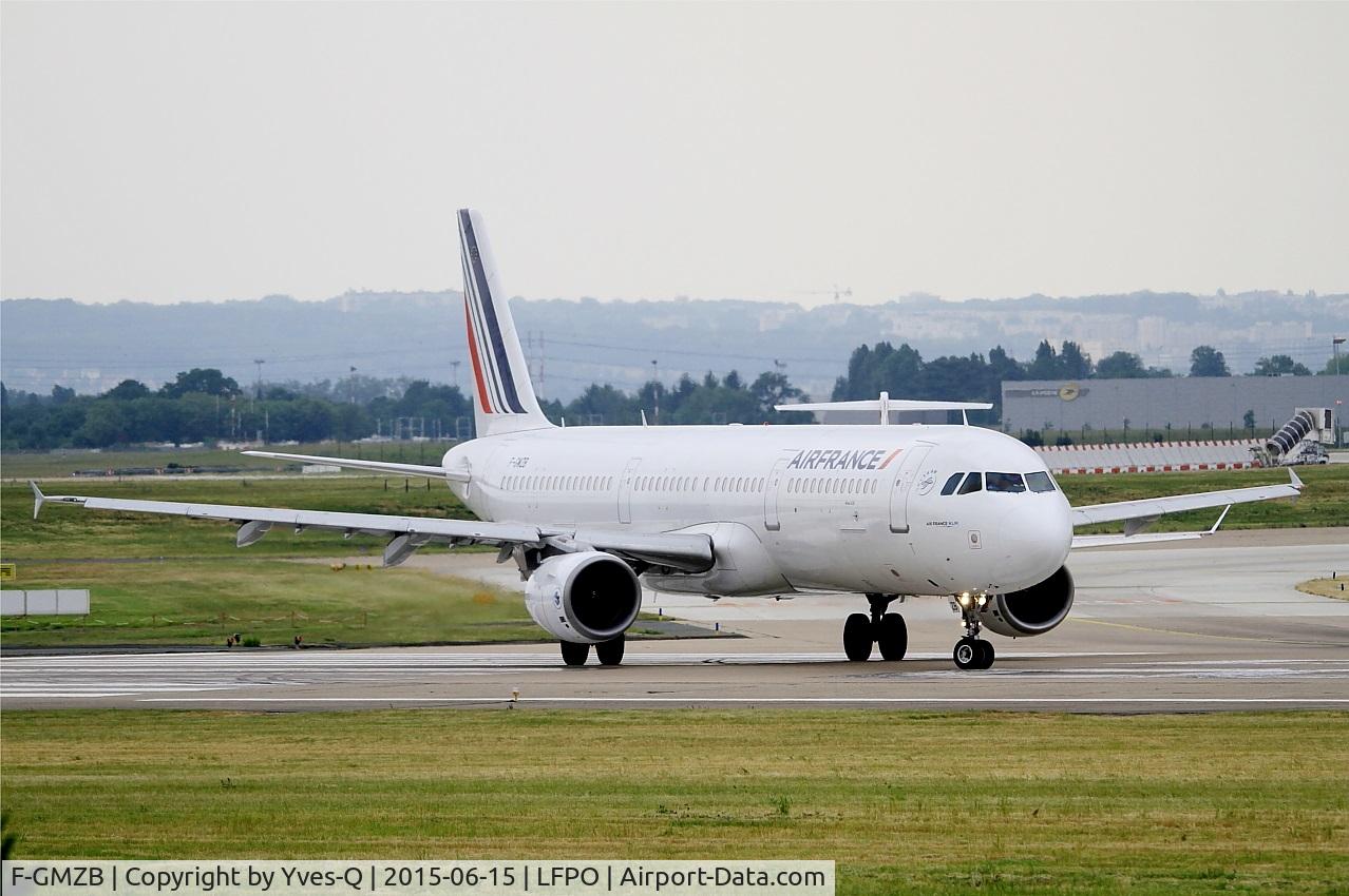 F-GMZB, 1994 Airbus A321-111 C/N 509, Airbus A321-111, Lining up rwy 08, Paris-Orly airport (LFPO-ORY)