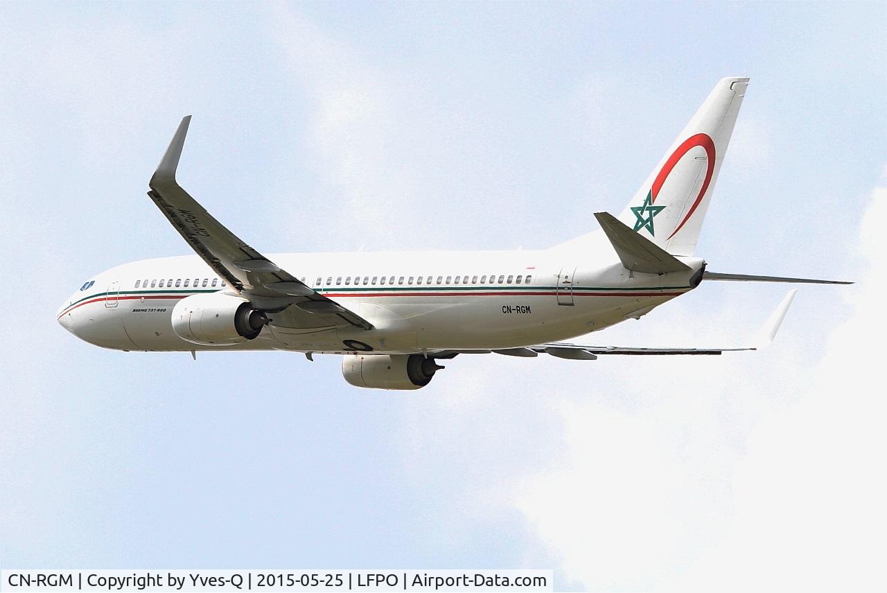 CN-RGM, 2013 Boeing 737-8B6 C/N 33074, Boeing 737-8B6, Climbing from rwy 24, Paris-Orly airport (LFPO-ORY)