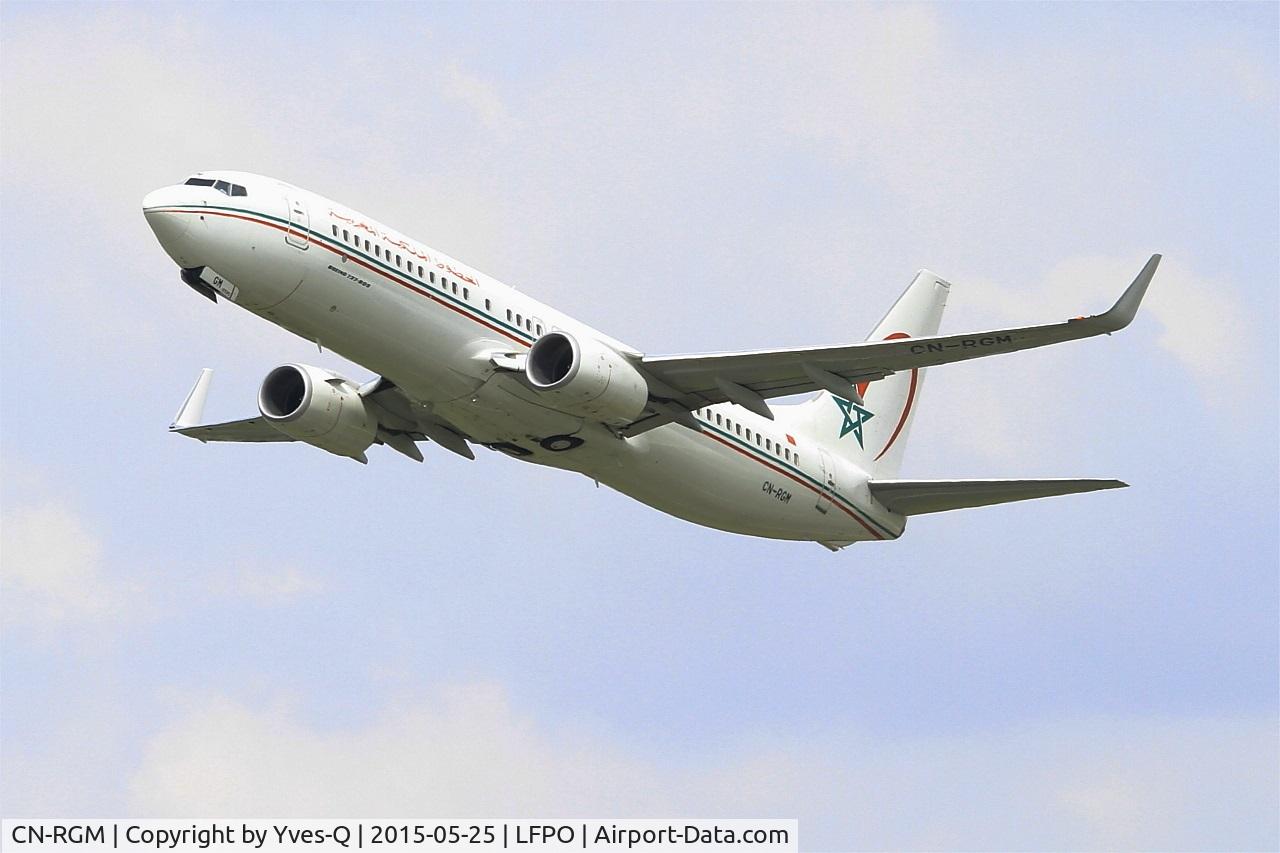CN-RGM, 2013 Boeing 737-8B6 C/N 33074, Boeing 737-8B6, Take off rwy 24, Paris-Orly airport (LFPO-ORY)