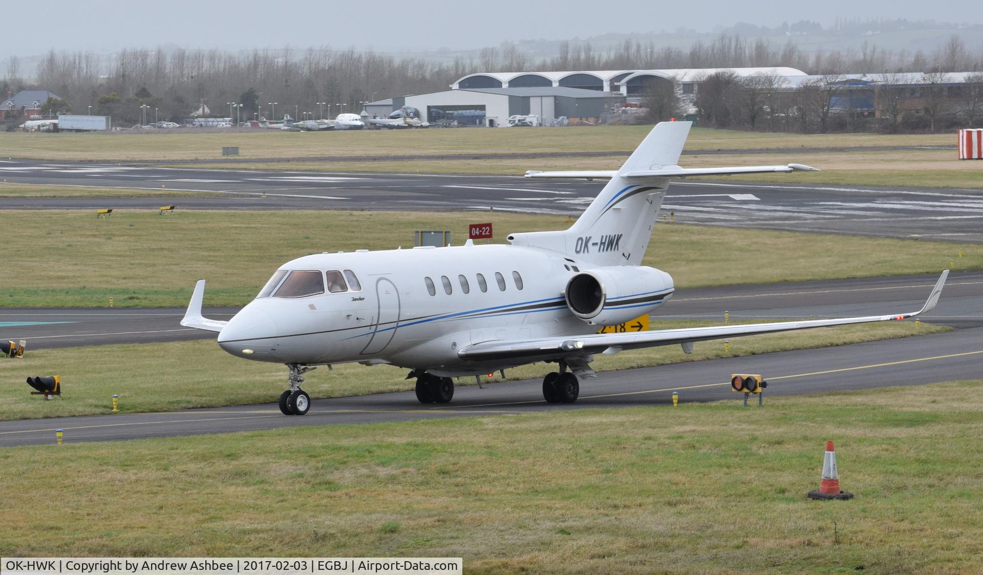 OK-HWK, 2007 Hawker Beechcraft 900XP C/N HA-0018, at Gloucestershire Airport.