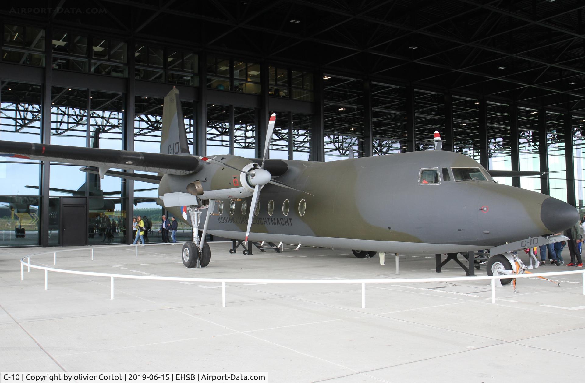 C-10, 1960 Fokker F-27-300M Troopship C/N 10160, now in a museum