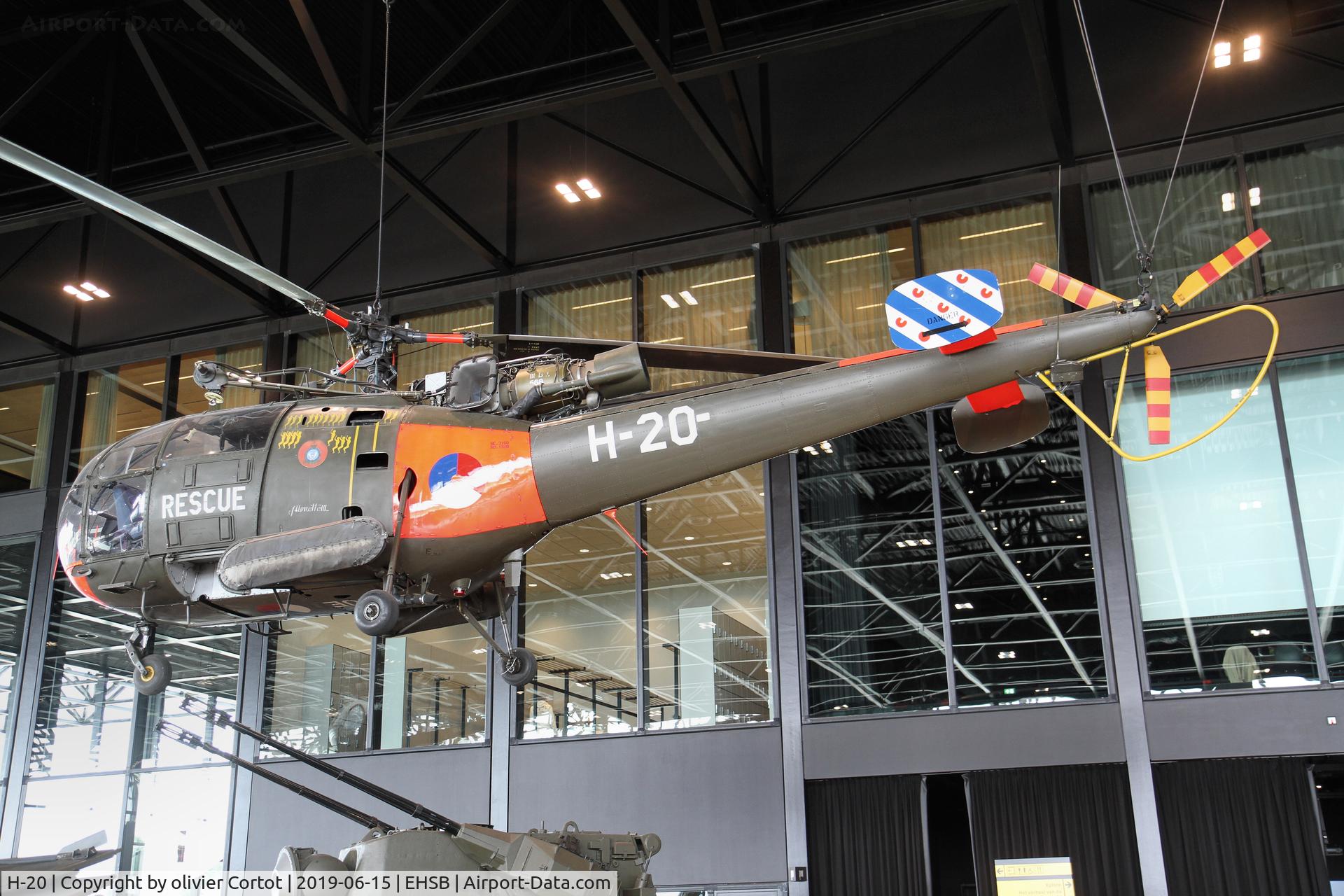 H-20, Sud SE-3160 Alouette III C/N 1320, june 2019