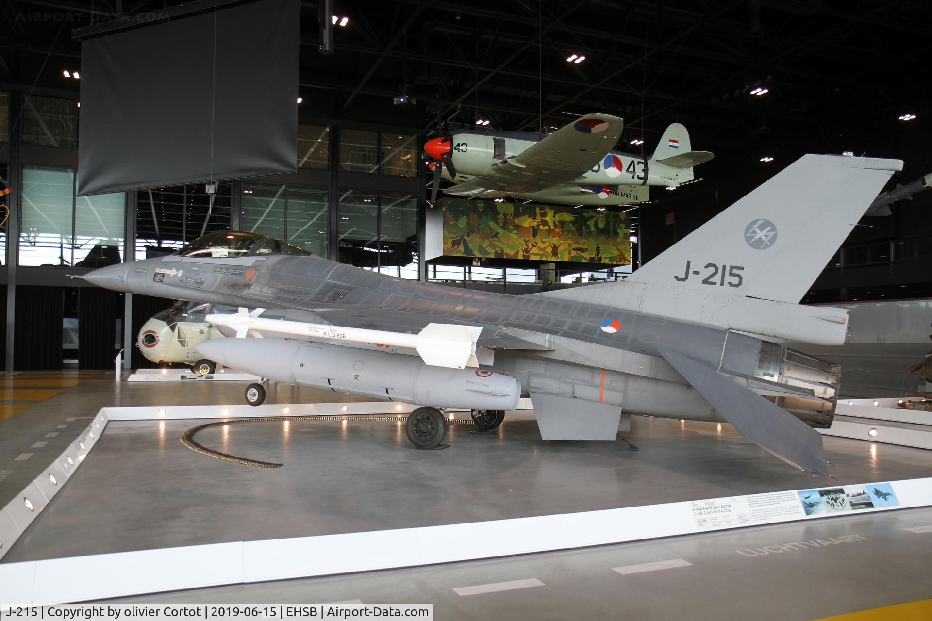 J-215, 1980 Fokker F-16A Fighting Falcon C/N 6D-4, 2019