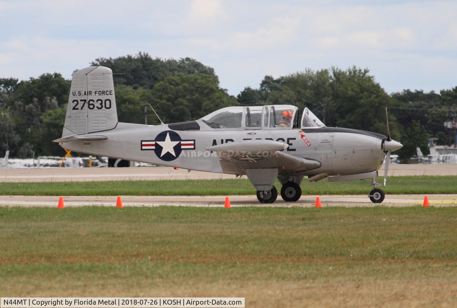 N44MT, 1952 Beech T-34A (A45) Mentor Mentor C/N G-11, Air Venture 2018