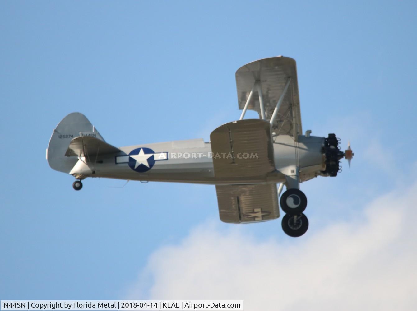N44SN, 1941 Boeing A75N1(PT17) C/N 75-2763, Sun N Fun 2018
