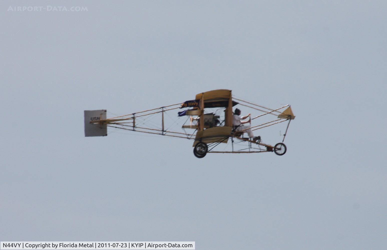 N44VY, Curtiss D Pusher Replica C/N 01BC, Thunder Over Michigan 2011