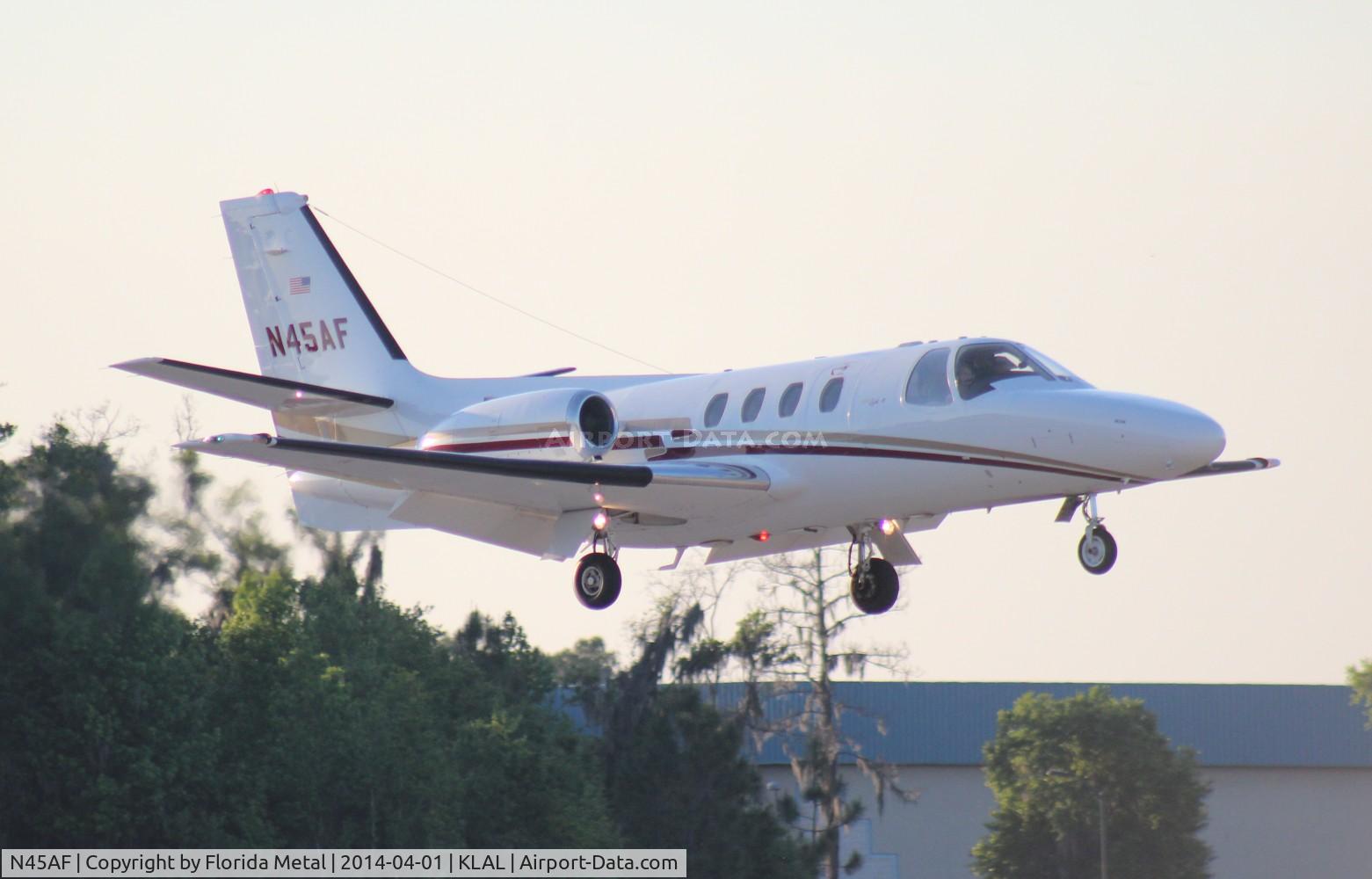 N45AF, 1978 Cessna 501 Citation I/SP C/N 5010284, Sun N Fun 2014